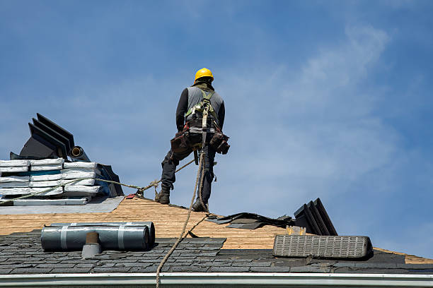 Professional Roof Replacement technician working in Brisbane, CA